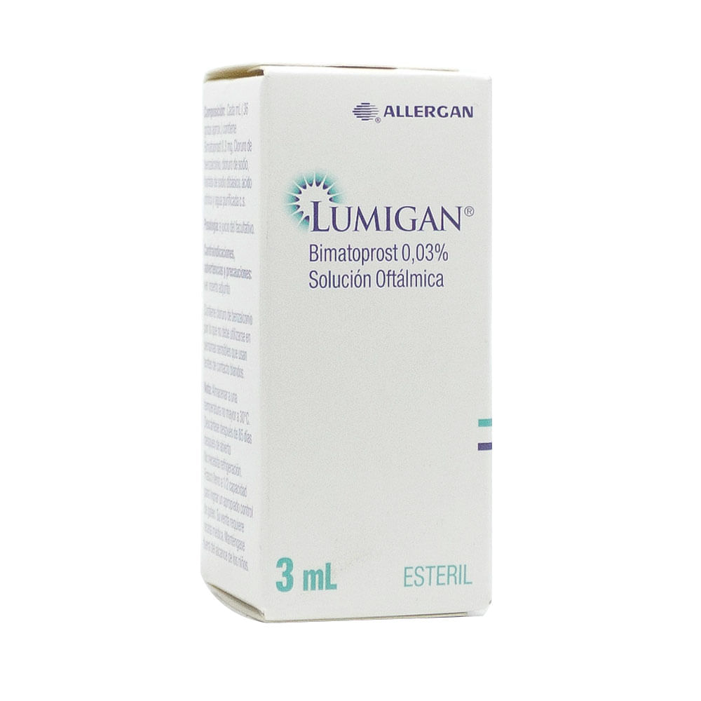 LUMIGAN (RG) GOTAS OFTALMICAS 0.03% FRASCO 3 ML