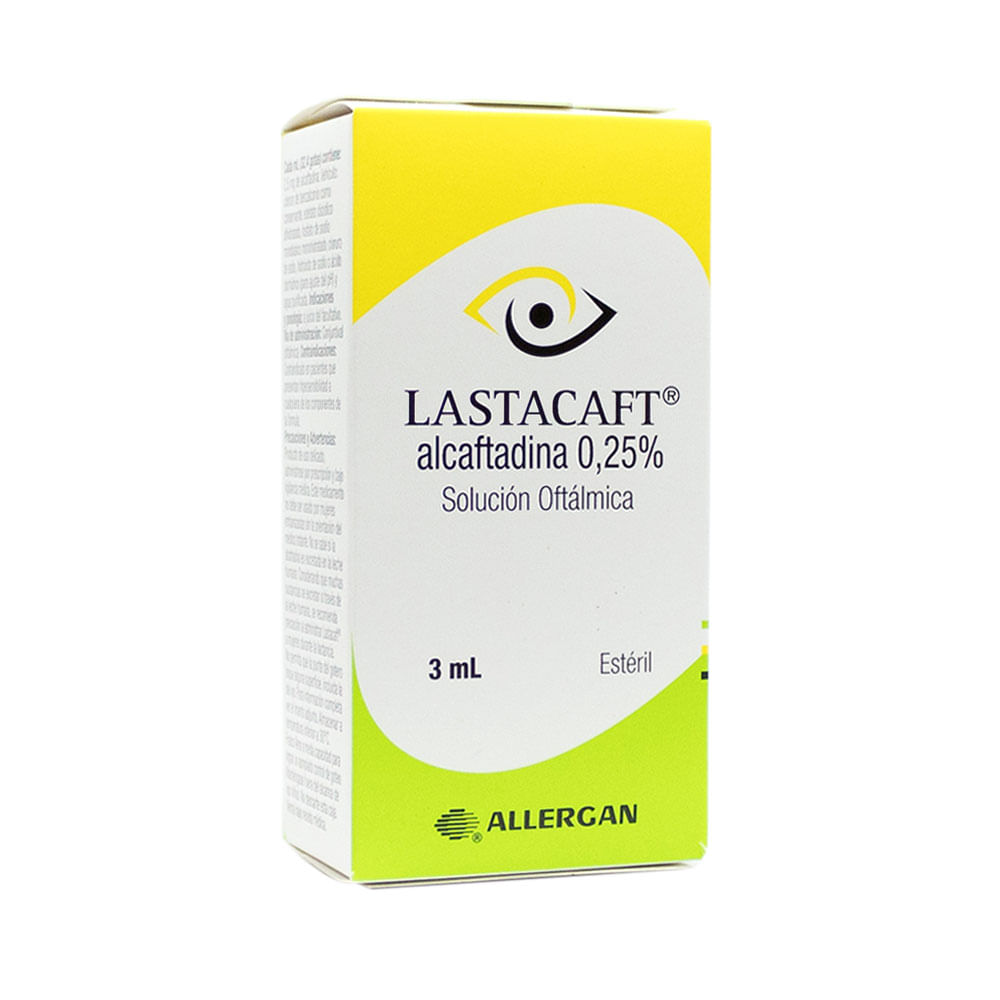 LASTACAFT GOTAS OFTALMICAS 0.25% CAJA 3 ML