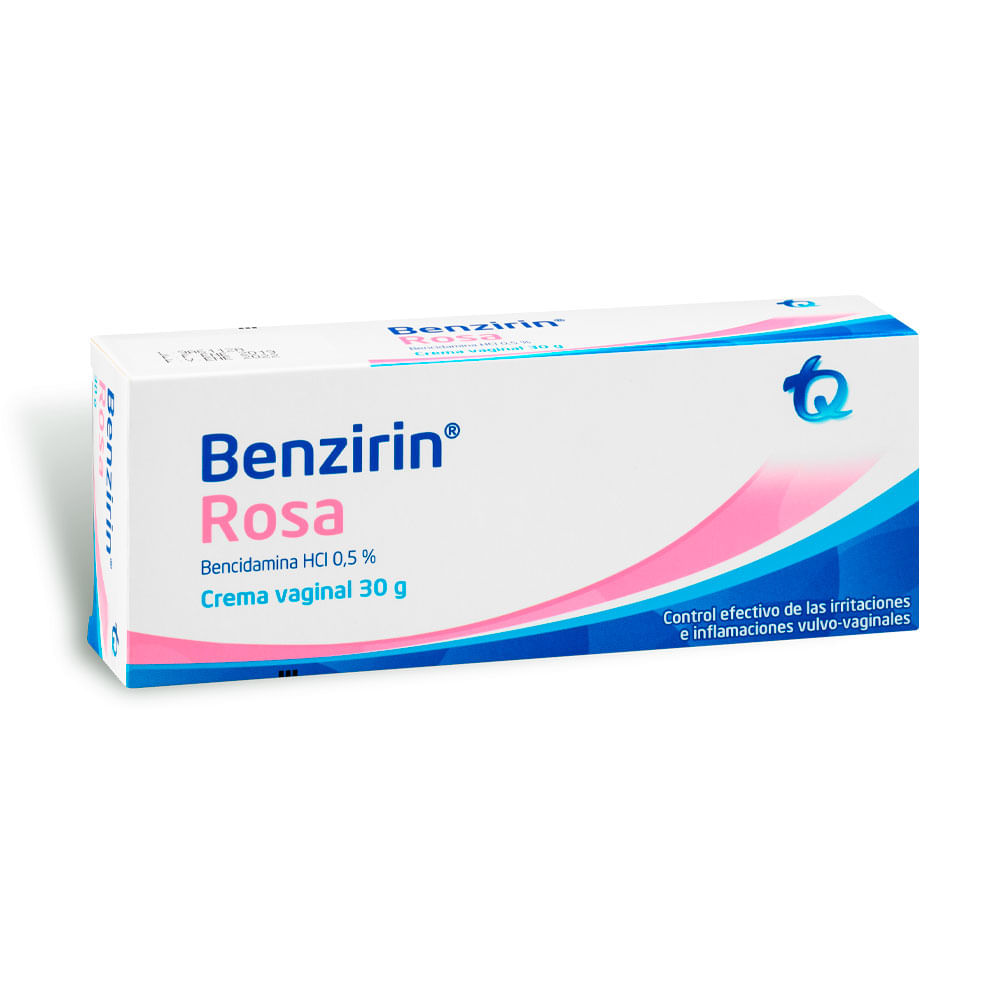 BENZIRIN ROSA CREMA VAGINAL CAJA 30 G