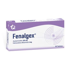 FENALGEX TABLETAS 325MG/5MG