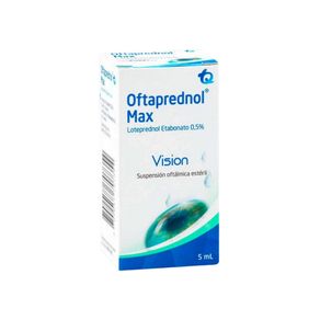 OFTAPREDNOL MAX GOTAS OFTALMICAS 0.5 % CAJA 5 ML