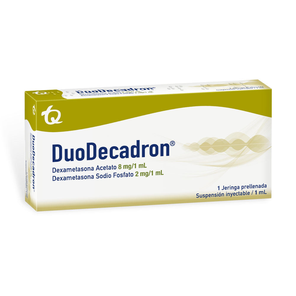 DUO-DECADRON J.PRELLENADA  8+2 MG CAJA 1 X 1 ML