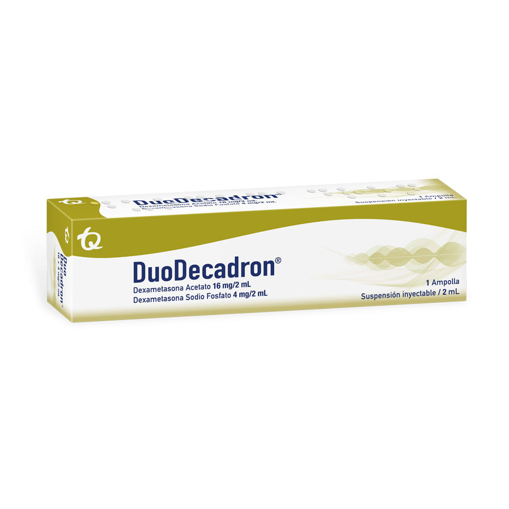 DUO-DECADRON AMPOLLA 16+4 MG CAJA 1 X 2 ML