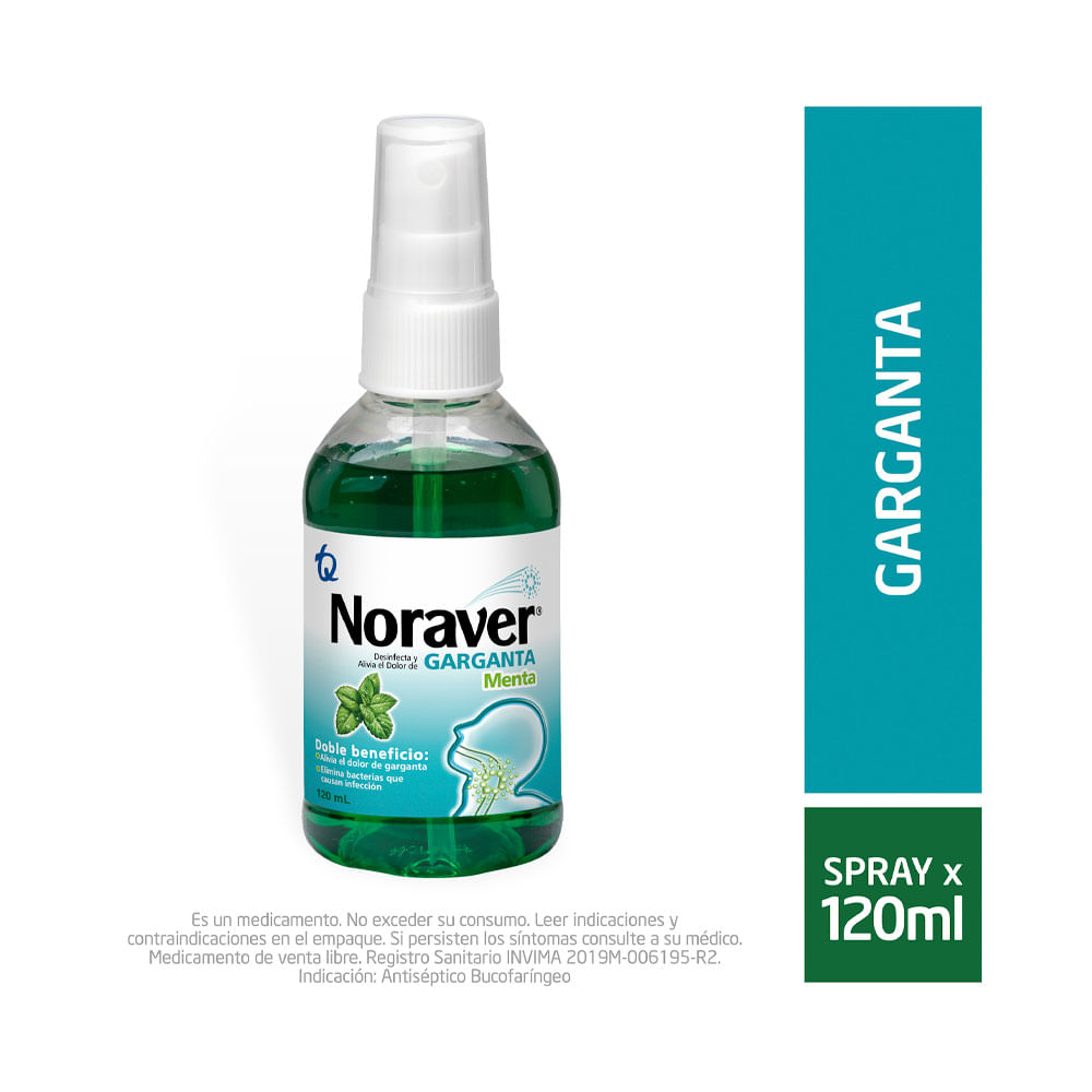 NORAVER SPRAY MENTA FRASCO 120 ML