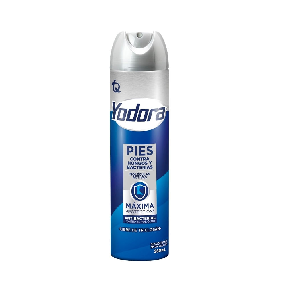 YODORA SPRAY ANTIBACTERIA PIES LATA 260 ML