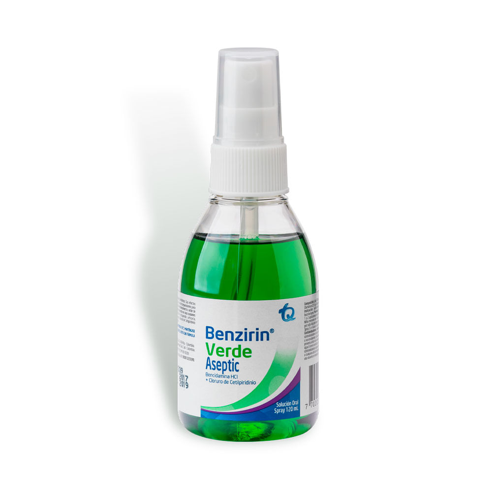 BENZIRIN VERDE ASEPTIC SPRAY SPRAY 120 ML
