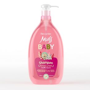 SHAMPOO MUSS BABY ROMERO SEDA FRASCO 750 ML