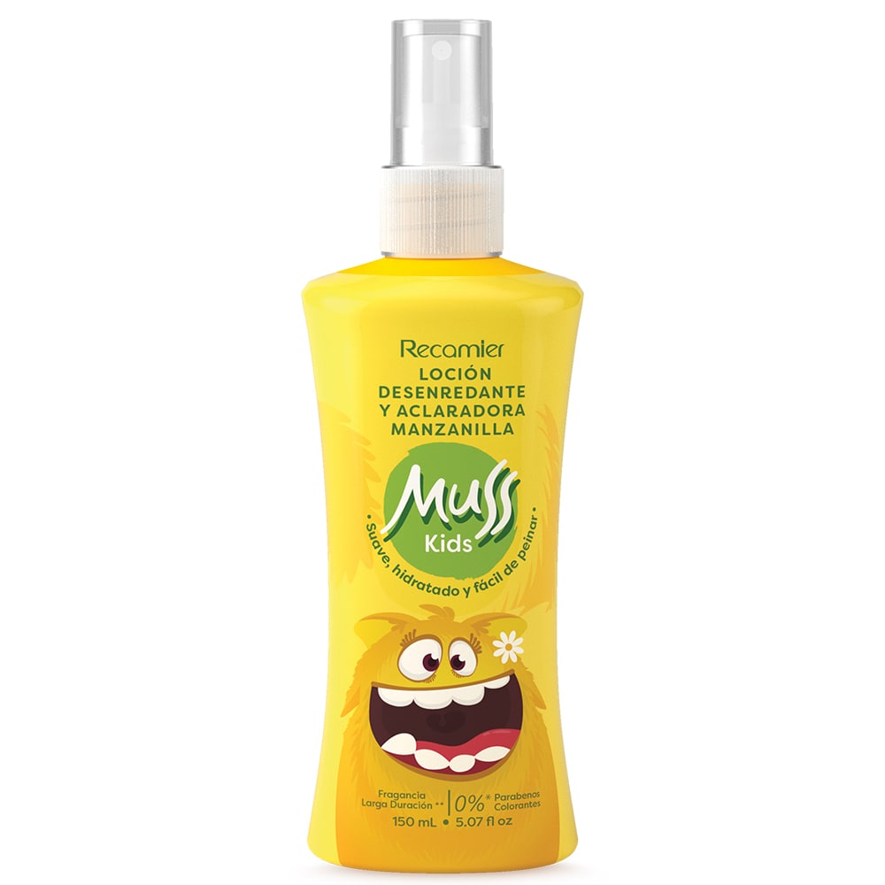 LOCION DESENREDANTE MUSS KIDS MANZANILLA FRASCO 150 ML