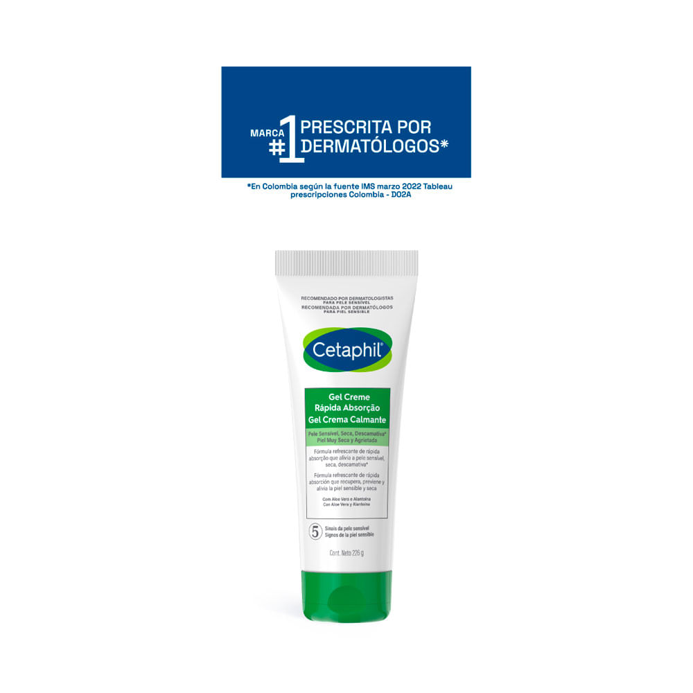 GEL-CREMA CALMANTE CETAPHIL TUBO 226 G