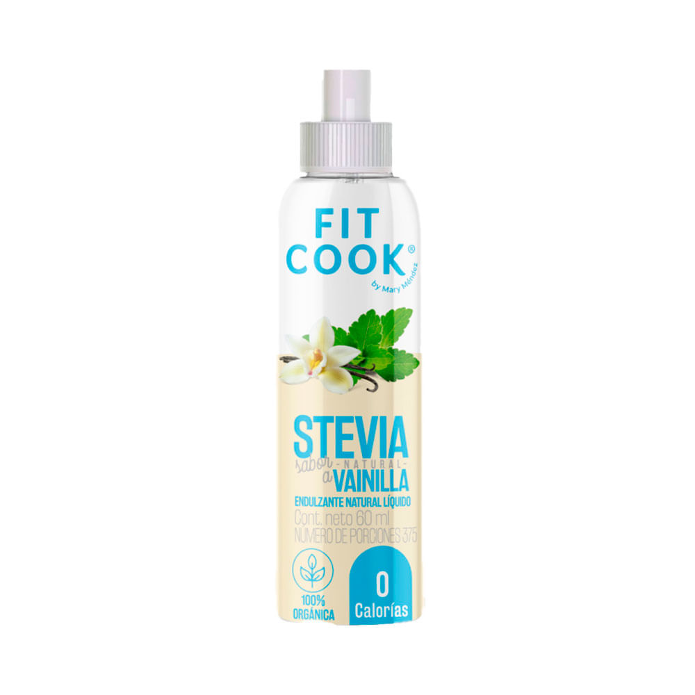 FITCOOK MARY MENDEZ STEVIA LIQUIDO VAINILLA FRASCO 60 ML