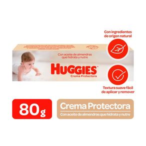 CREMA PROTECTORA HUGGIES ALMENDRAS TUBO 80 G