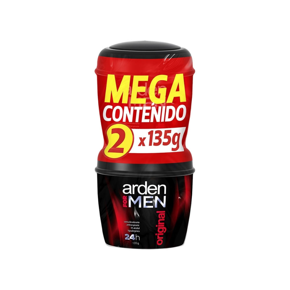 DESODORANTE CREMA ARDEN FOR MEN 2 P.E POTE 135 G