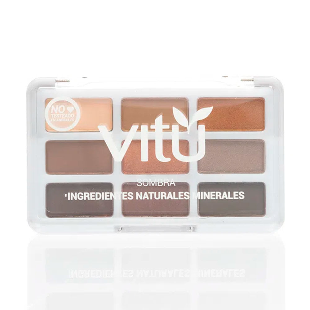 PALETA SOMBRAS VITU NUDES ESTUCHE 14 G