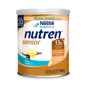 NUTREN SENIOR POLVO VAINILLA LATA 740 G