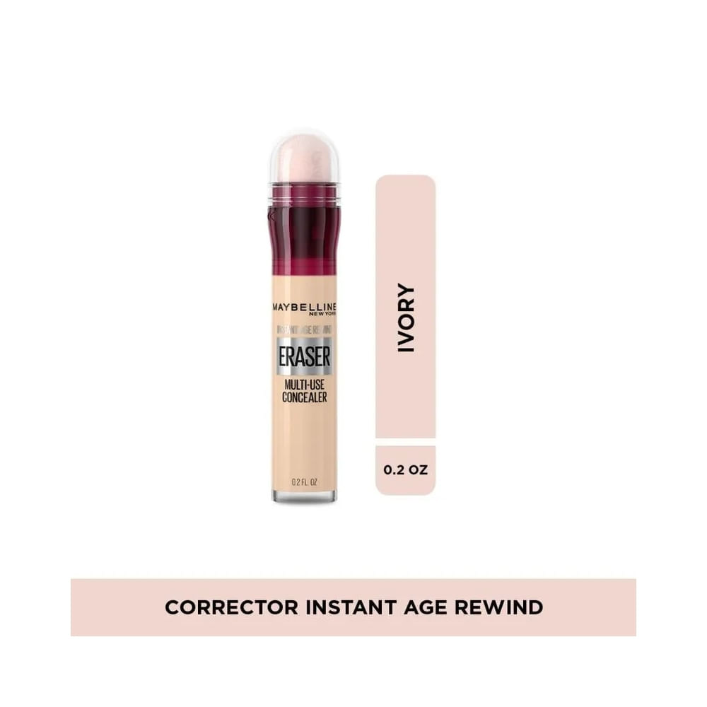 CORRECTOR MAYBELLINE AGE REWIND 100 IVORY TUBO 6 ML