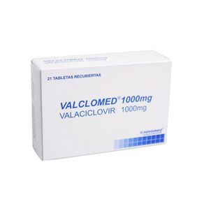 VALCLOMED TABLETAS RECUBIERTAS 1000 MG