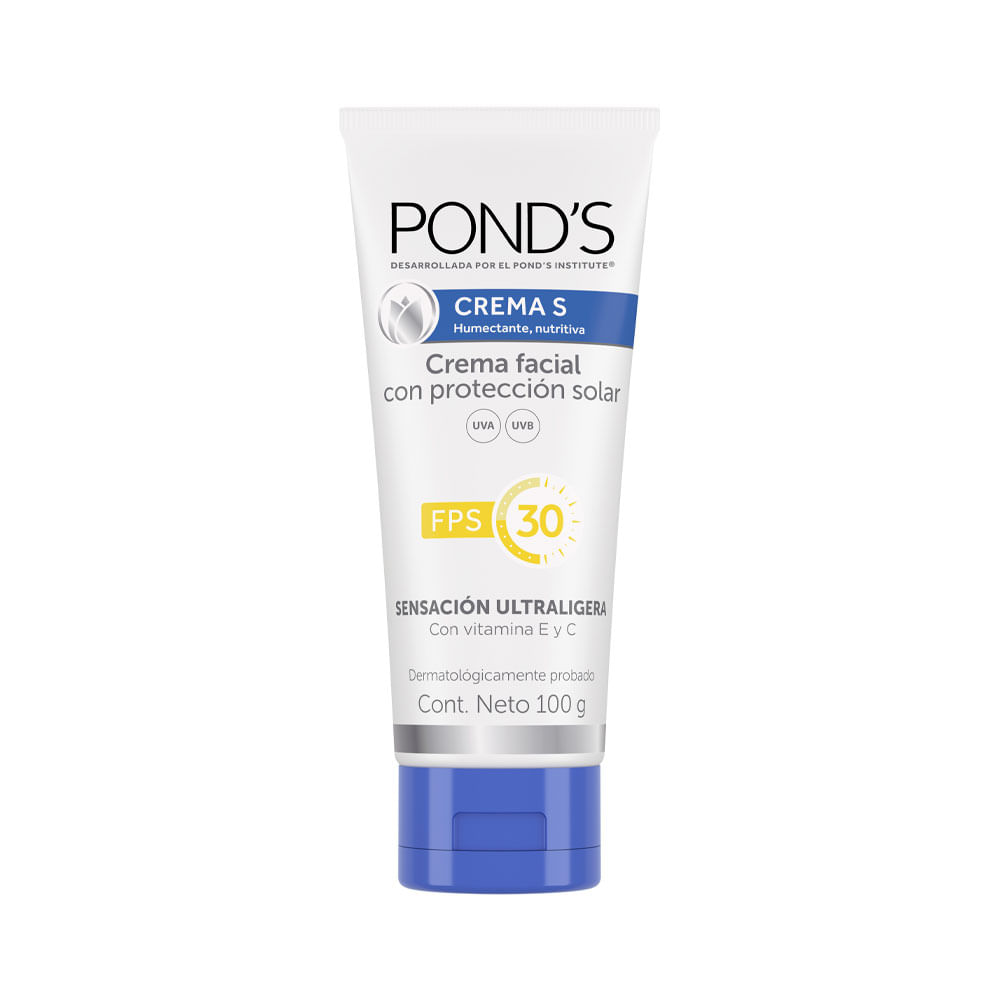 CREMA PONDS S HUMECTANTE+++ SPF 30 TUBO 100 G