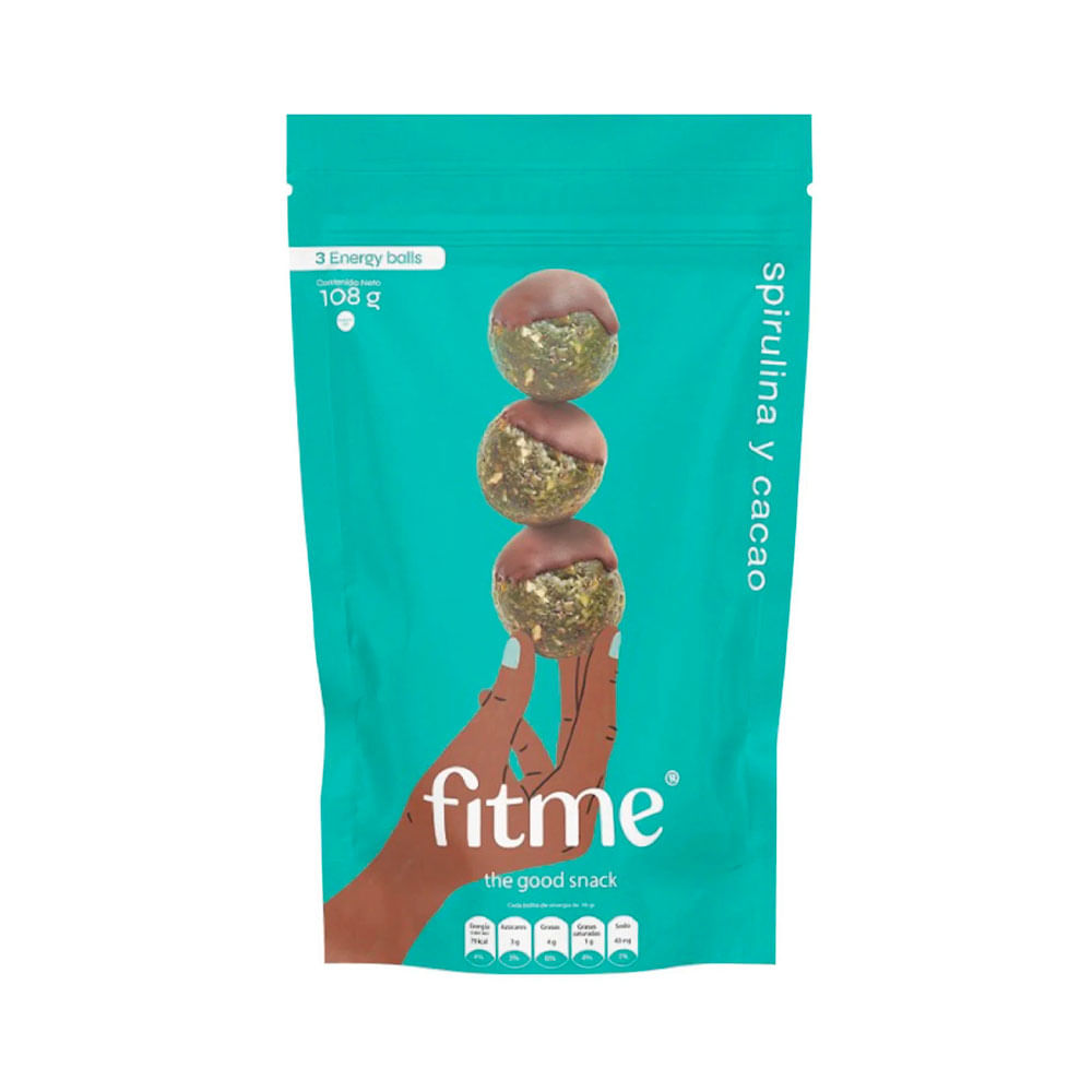 TRIBALL FIDMI SPIRULINA Y CACAO BOLSA X 3 UND