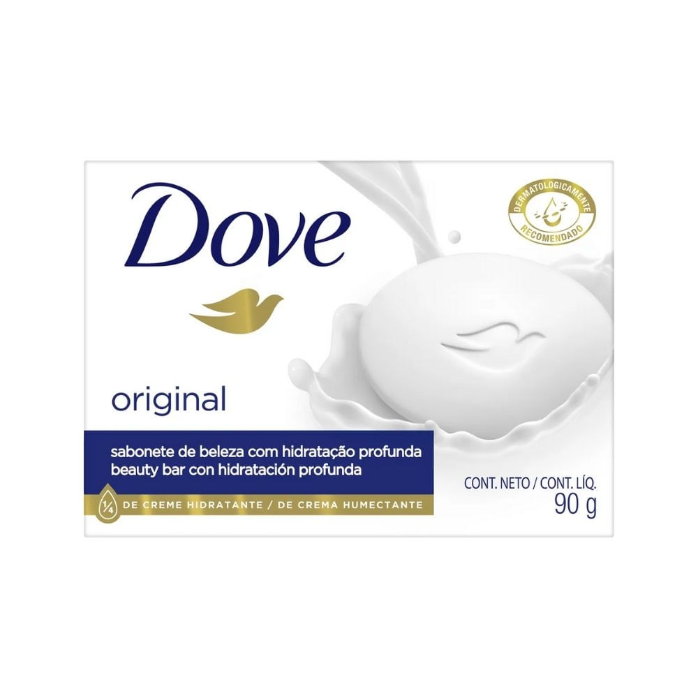JABON DOVE CREMOSO BLANCO CAJA 90 G
