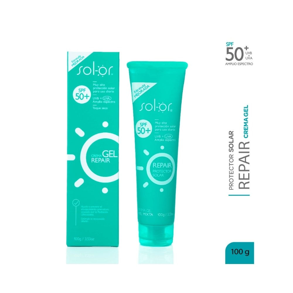 SOLOR REPAIR PROTECTOR SOLAR SPF 50+ TUBO 100 G