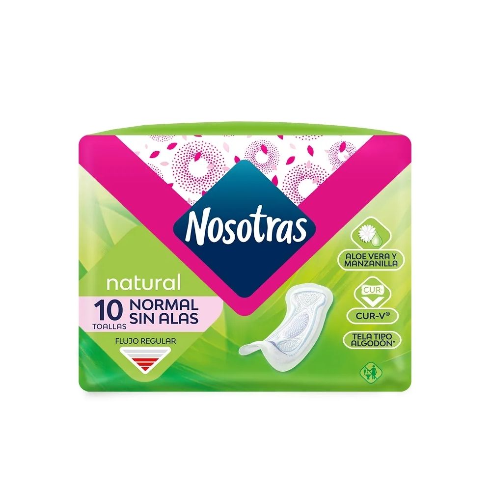 TOALLAS NOSOTRAS NATURAL NORMAL