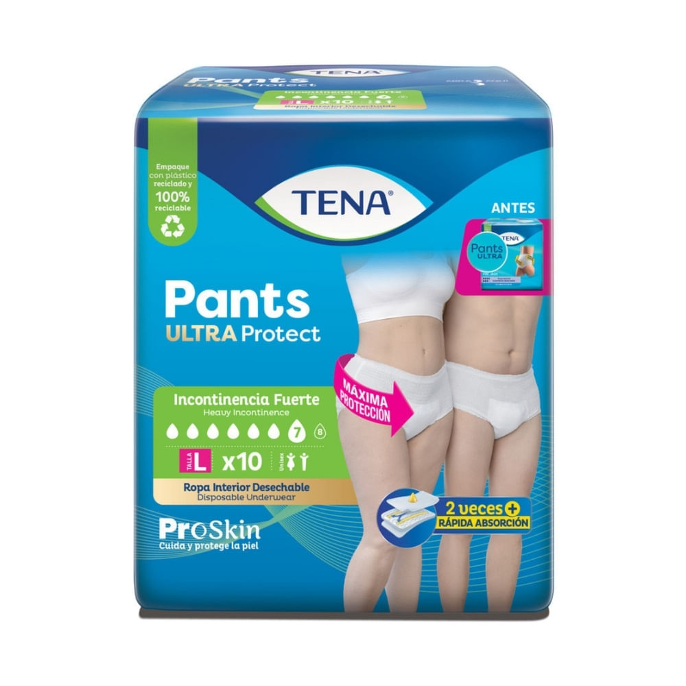 ROPA INTERIOR TENA PANTS ULTRA PROTECT TALLA L