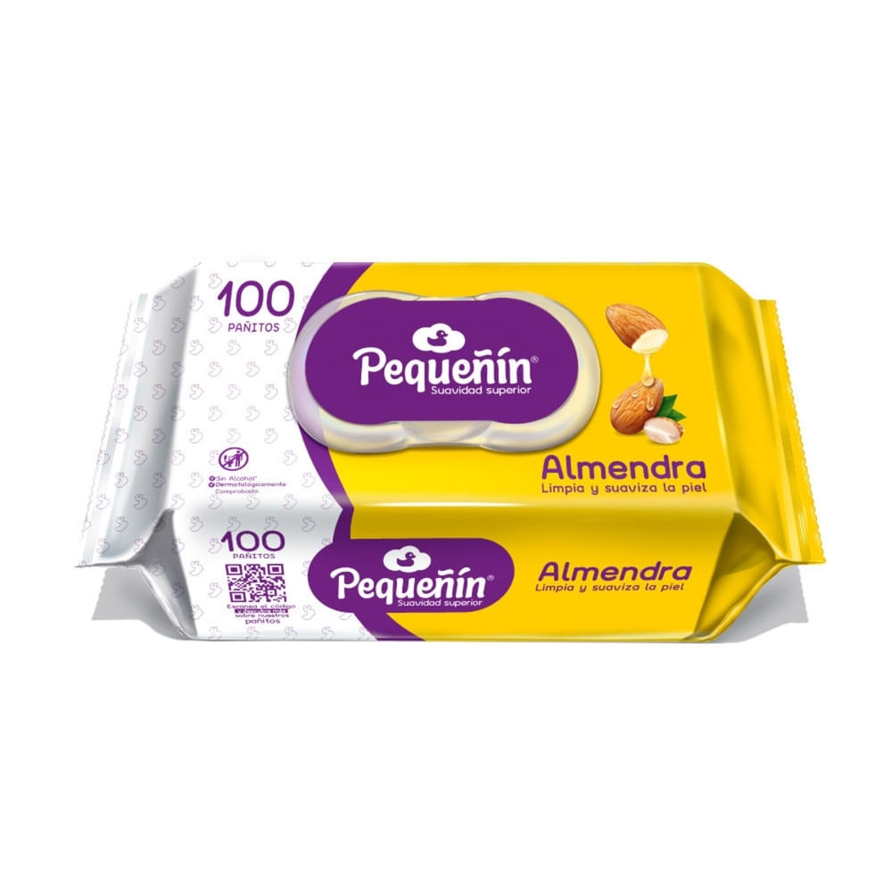PAÑITOS HUMEDOS PEQUEÑIN ALMENDRA