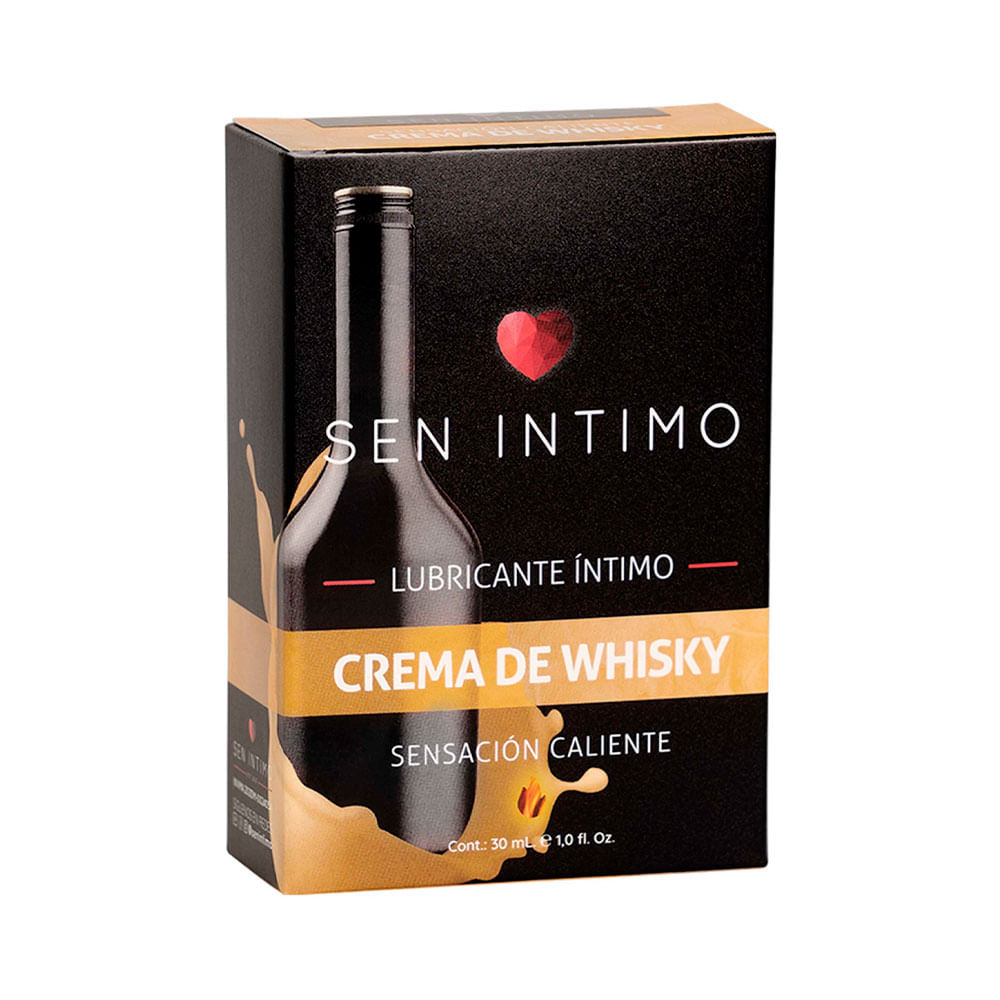 LUBRICANTE INTIMO SEN INTIMO CALIENTE WHISKY FRASCO 30 ML