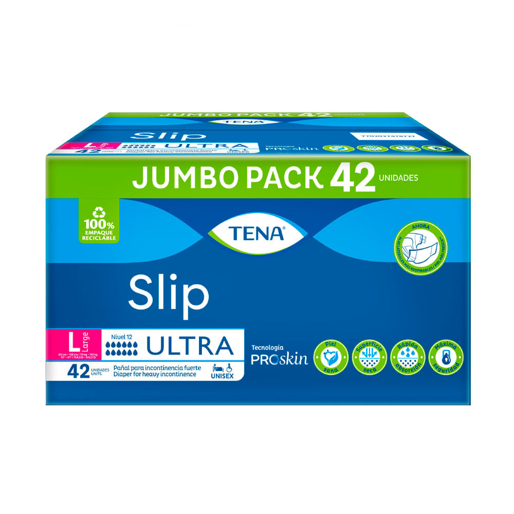 PAÑAL TENA SLIP ULTRA PROTECT TALLA L