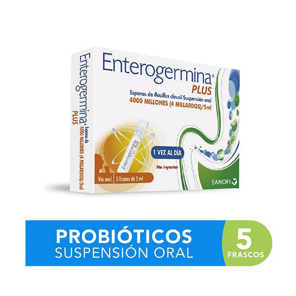 ENTEROGERMINA PLUS AMPOLLAS BEBIBLES