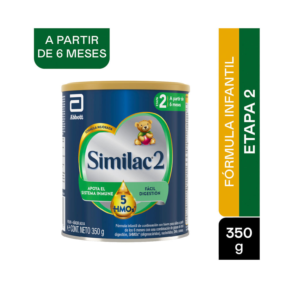 SIMILAC ETAPA 2  5HMOS LECHE POTE 350 G