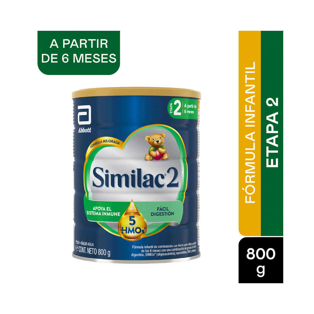 SIMILAC ETAPA 2 5HMOS POLVO POTE 800 G