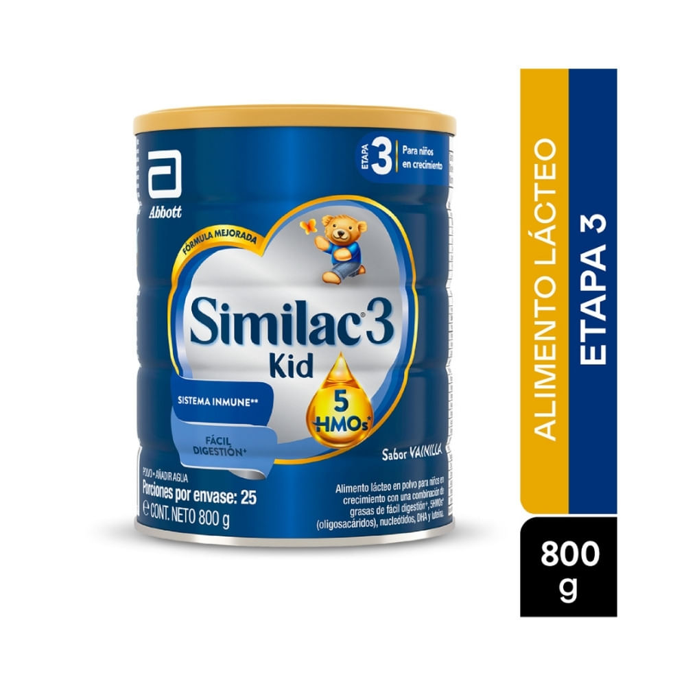 SIMILAC ETAPA 3 5HMOS POLVO LATA 800 G