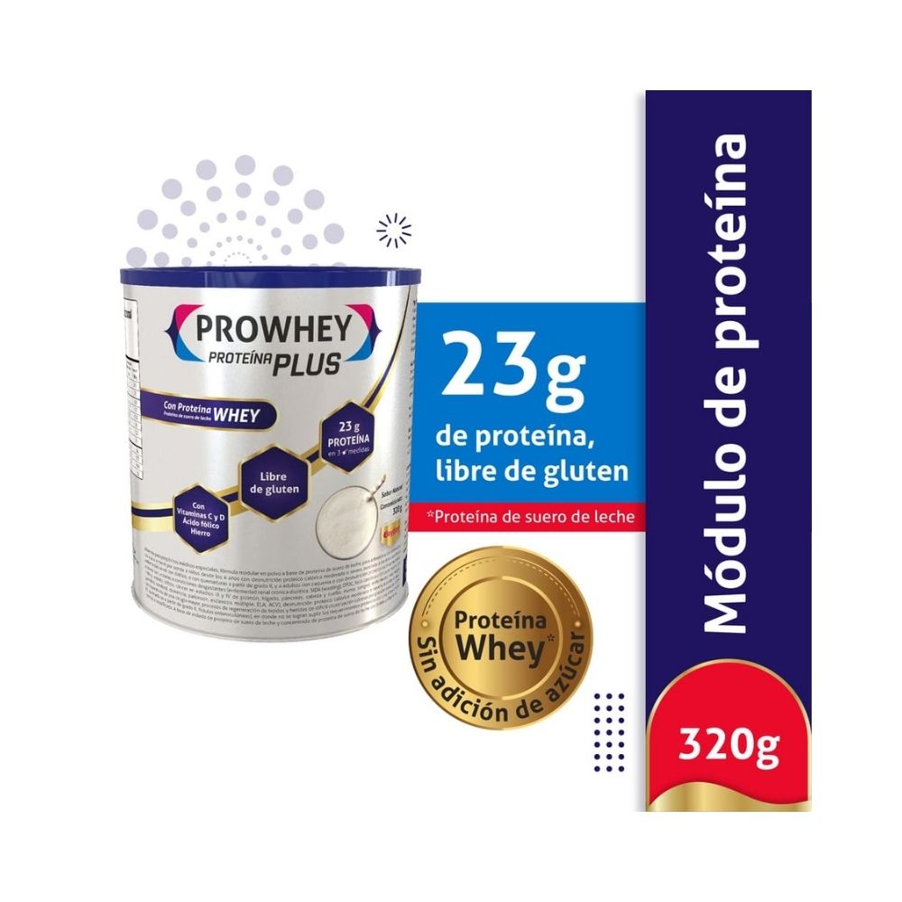 PROWHEY PLUS POLVO LATA 320 G