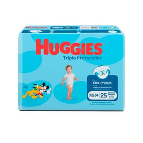 PAÑALES HUGGIES TRIPLE PROTECCIÓN XG