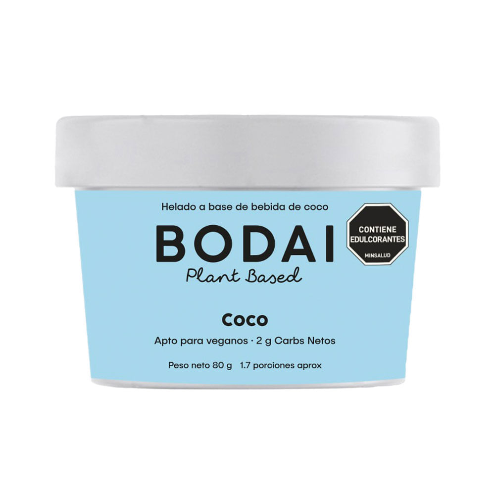 BODAI HELADO COCO POTE 80 G