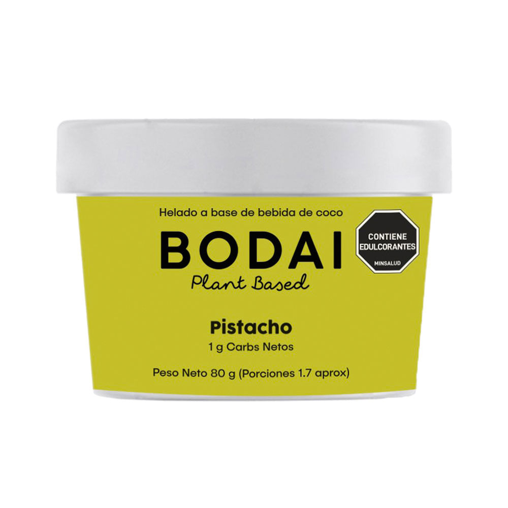 BODAI HELADO PISTACHO POTE 80 G