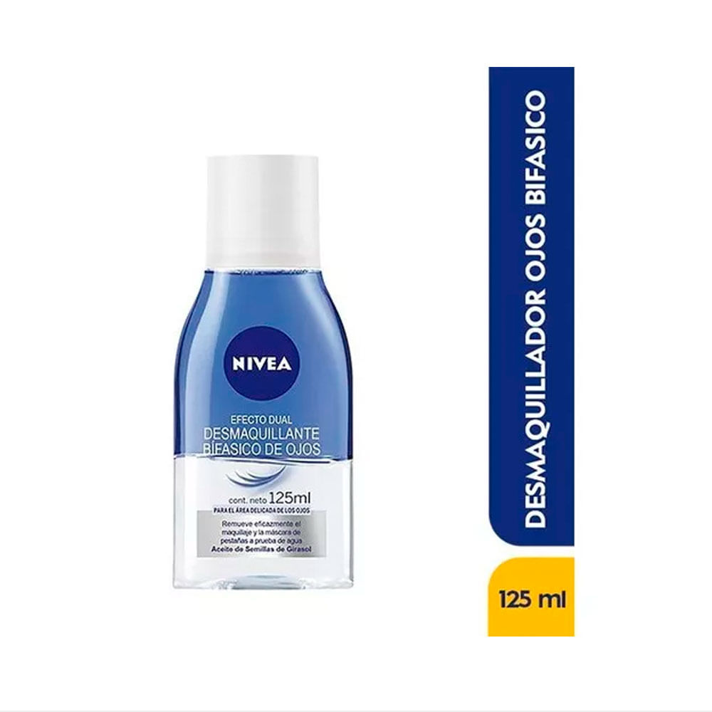 DESMAQUILLANTE NIVEA  BIFÁSICO FRASCO 125 ML