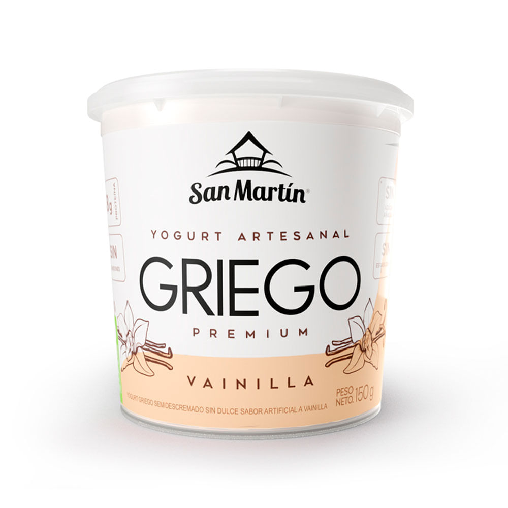 YOGURT GRIEGO SAN MARTIN VAINILLA 150 G