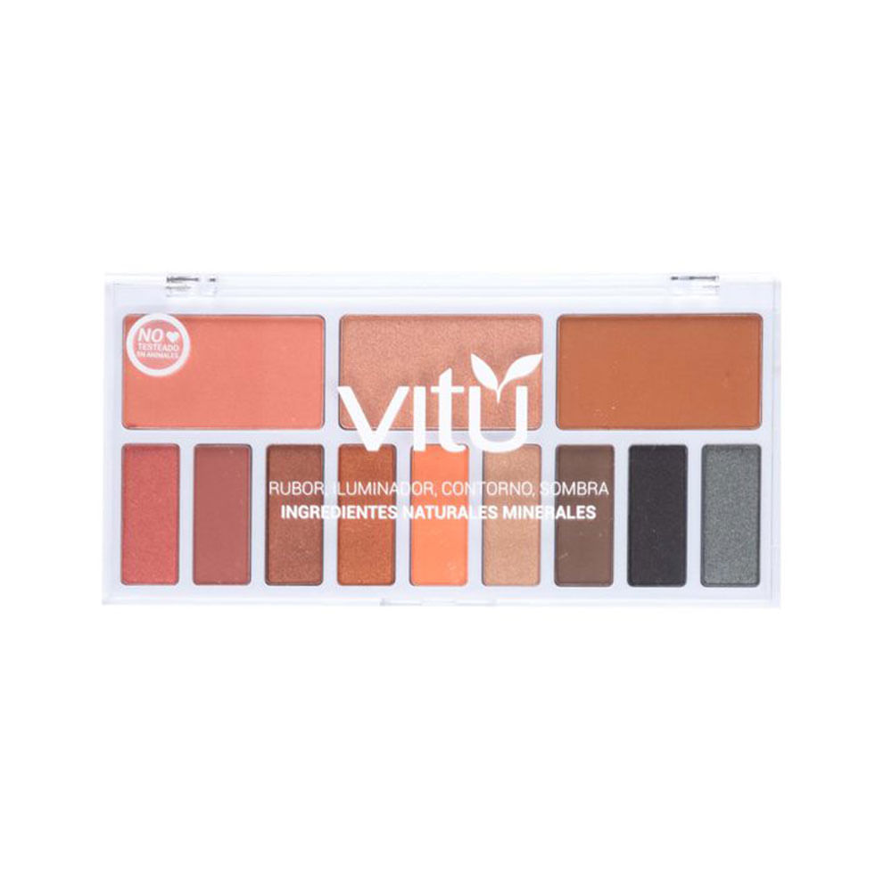 PALETA SOMBRAS VITU DE INFALTABLES ESTUCHE 19 G