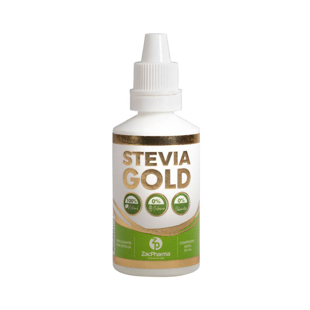 STEVIA GOLD LIQUIDO FRASCO GOTERO 30 ML