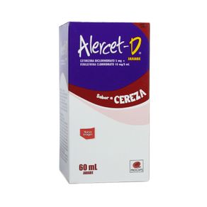 ALERCET-D JARABE CEREZA FRASCO 60 ML