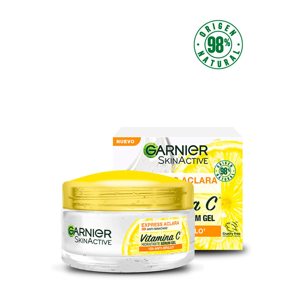 SERUM HIDRATANTE FACIAL VITAMINA C GARNIER FRASCO 50 ML