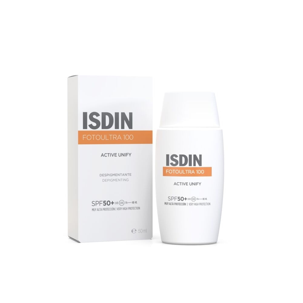 ISDIN FOTOULTRA 100 FLUIDO SPF 50+ ACTIVE UNIFY CAJA 50 ML