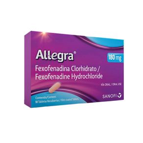 ALLEGRA COMPRIMIDOS 180 MG