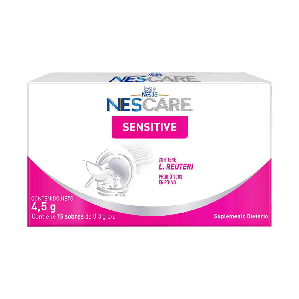 NESCARE SENSITIVE POLVO 4.5 G SOBRE X 15 UNDS