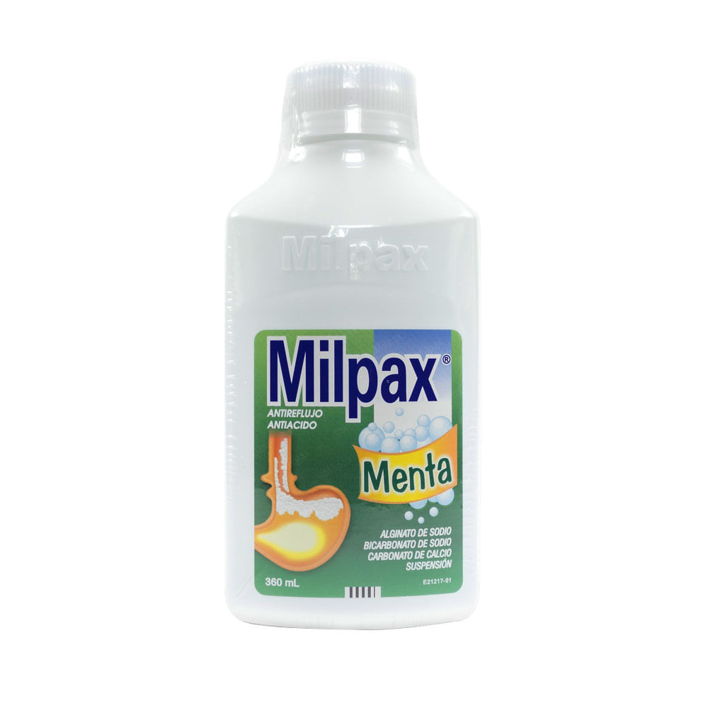 MILPAX SUSPENSION MENTA FRASCO 360 ML