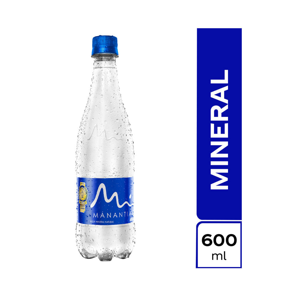 AGUA MANANTIAL SIN GAS LIQUIDO BOTELLA 600 ML