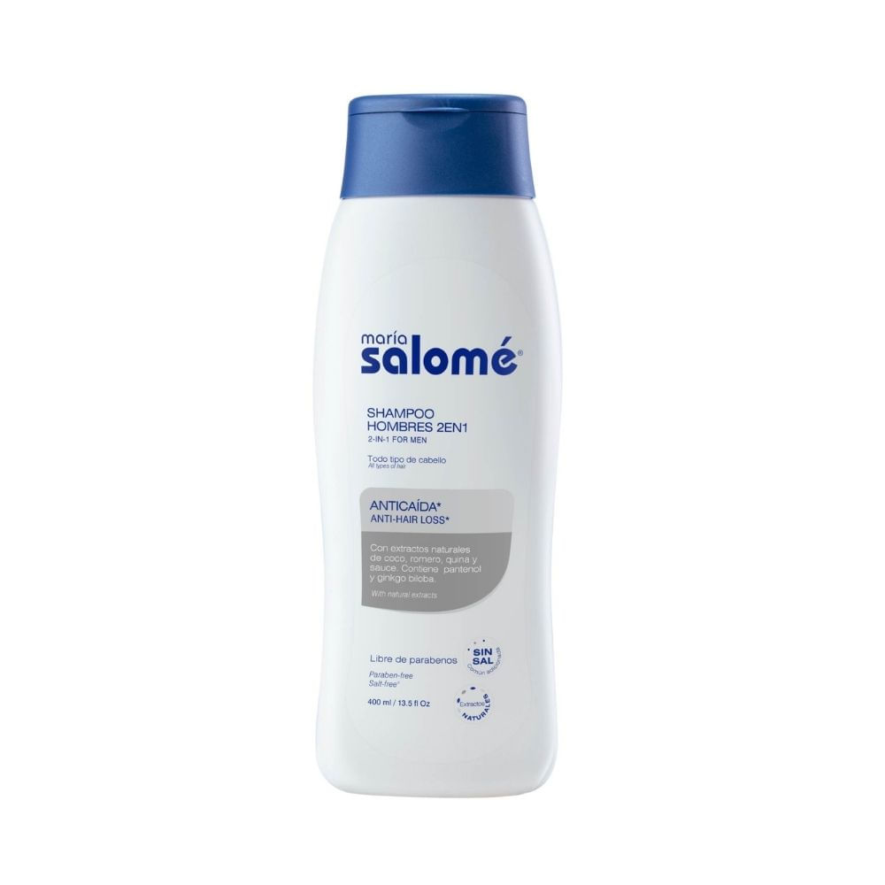 SHAMPOO MARIA SALOME 2 EN 1 FRASCO 400 ML