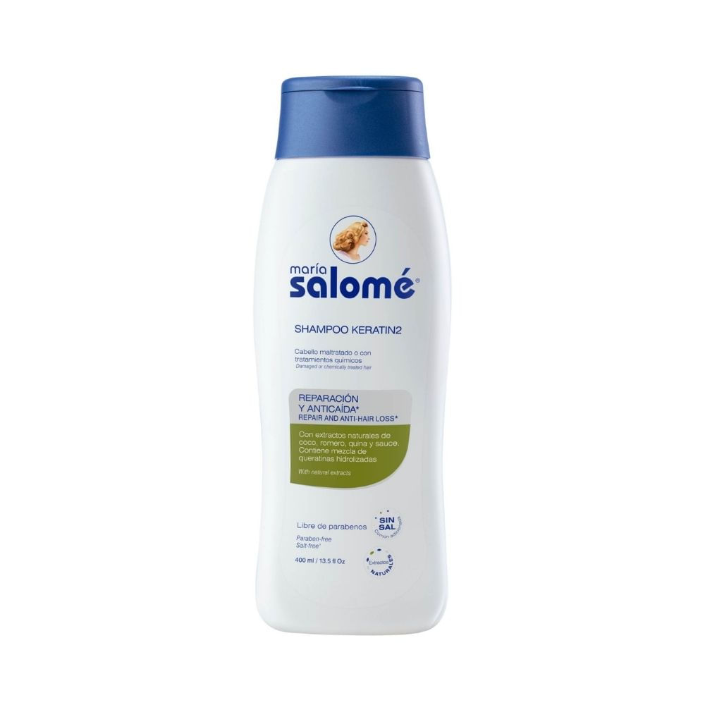 SHAMPOO MARIA SALOME KERATINA FRASCO 400 ML
